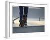 Skateboarder on Ramp-null-Framed Premium Photographic Print