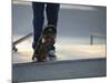 Skateboarder on Ramp-null-Mounted Photographic Print