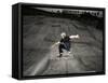 Skateboarder Performing Tricks-null-Framed Stretched Canvas