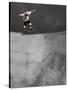 Skateboarder Performing Tricks-null-Stretched Canvas