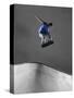 Skateboarder Performing Tricks-null-Stretched Canvas