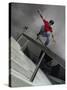 Skateboarder Performing Tricks-null-Stretched Canvas