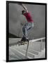 Skateboarder Performing Tricks-null-Framed Photographic Print