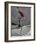 Skateboarder Performing Tricks-null-Framed Photographic Print