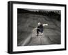 Skateboarder Performing Tricks-null-Framed Photographic Print