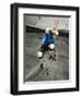 Skateboarder Performing Tricks-null-Framed Photographic Print