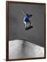 Skateboarder Performing Tricks-null-Framed Photographic Print