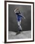 Skateboarder Performing Tricks-null-Framed Photographic Print