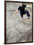 Skateboarder Performing Tricks-null-Framed Photographic Print