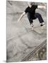 Skateboarder Performing Tricks-null-Mounted Photographic Print