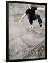 Skateboarder Performing Tricks-null-Framed Photographic Print