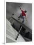 Skateboarder Performing Tricks-null-Framed Photographic Print