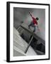 Skateboarder Performing Tricks-null-Framed Photographic Print