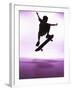 Skateboarder Silhouette-null-Framed Photographic Print