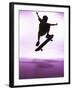 Skateboarder Silhouette-null-Framed Photographic Print