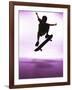 Skateboarder Silhouette-null-Framed Photographic Print