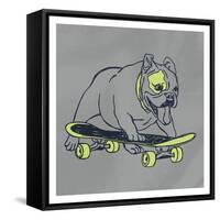 Skateboarding Chuck-Marcus Prime-Framed Stretched Canvas