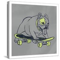 Skateboarding Chuck-Marcus Prime-Stretched Canvas