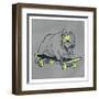 Skateboarding Chuck-Marcus Prime-Framed Art Print