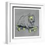 Skateboarding Chuck-Marcus Prime-Framed Art Print