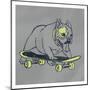 Skateboarding Chuck-Marcus Prime-Mounted Art Print