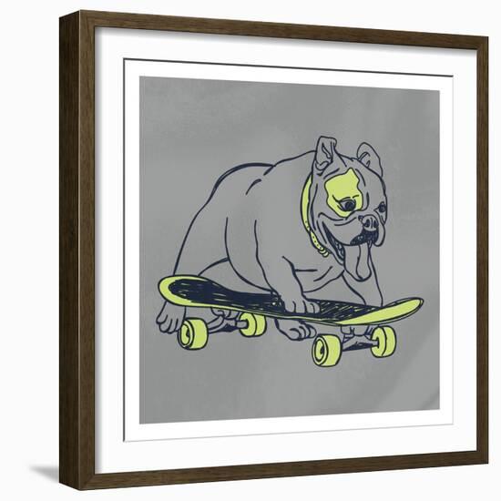 Skateboarding Chuck-Marcus Prime-Framed Premium Giclee Print