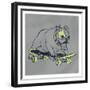 Skateboarding Chuck-Marcus Prime-Framed Premium Giclee Print