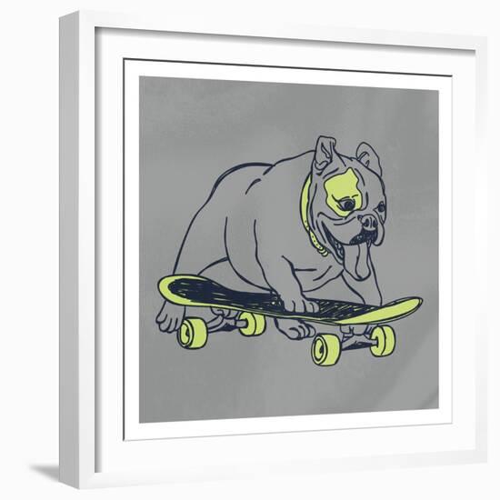 Skateboarding Chuck-Marcus Prime-Framed Premium Giclee Print