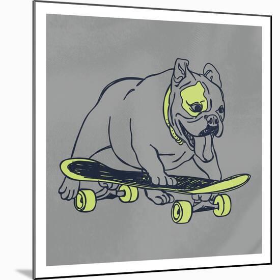 Skateboarding Chuck-Marcus Prime-Mounted Premium Giclee Print