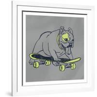 Skateboarding Chuck-Marcus Prime-Framed Art Print