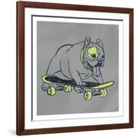 Skateboarding Chuck-Marcus Prime-Framed Art Print