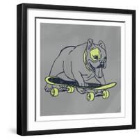 Skateboarding Chuck-Marcus Prime-Framed Art Print