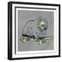 Skateboarding Chuck-Marcus Prime-Framed Art Print