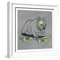 Skateboarding Chuck-Marcus Prime-Framed Art Print