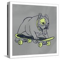 Skateboarding Chuck-Marcus Prime-Stretched Canvas