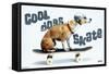 Skateboarding - Dog-Trends International-Framed Stretched Canvas