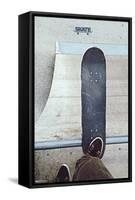 Skateboarding - Drop In-Trends International-Framed Stretched Canvas