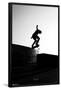 Skateboarding - Silhouette-Trends International-Framed Poster