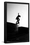 Skateboarding - Silhouette-Trends International-Framed Poster