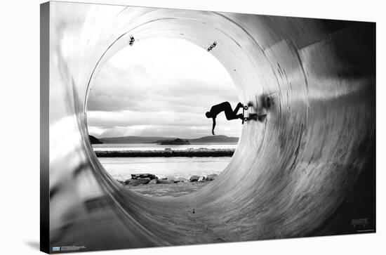 Skateboarding - Tube-Trends International-Stretched Canvas