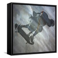 Skater II-Karen Williams-Framed Stretched Canvas