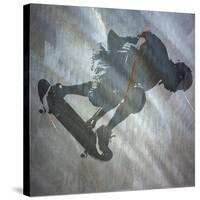Skater II-Karen Williams-Stretched Canvas