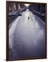 Skater on Frozen Canal, Amsterdam, Netherlands-Michele Molinari-Framed Photographic Print