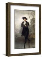 Skater-Gilbert Stuart-Framed Art Print