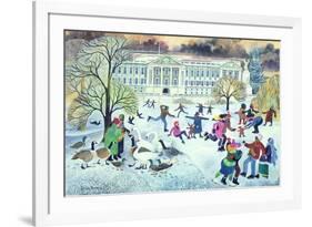 Skaters at St. James's Park-Lisa Graa Jensen-Framed Giclee Print