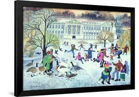 Skaters at St. James's Park-Lisa Graa Jensen-Framed Giclee Print