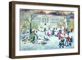 Skaters at St. James's Park-Lisa Graa Jensen-Framed Giclee Print