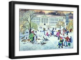 Skaters at St. James's Park-Lisa Graa Jensen-Framed Giclee Print