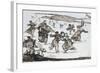 Skaters, Between 1812 and 1823-Francisco de Goya-Framed Giclee Print