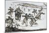 Skaters, Between 1812 and 1823-Francisco de Goya-Mounted Giclee Print